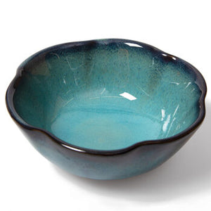 Dark Blue Flower Bowl