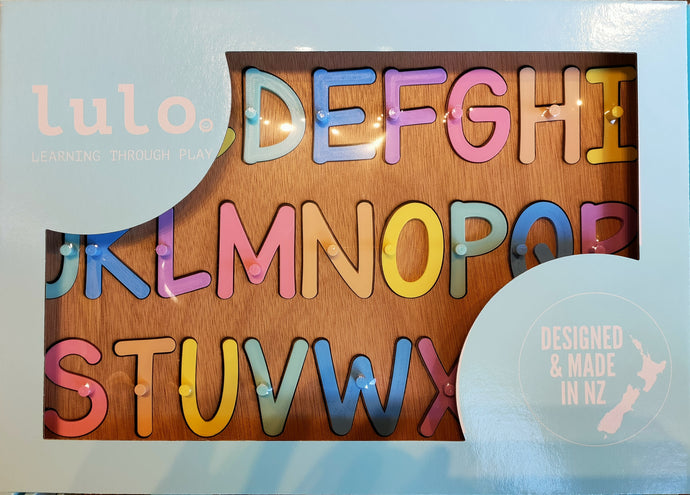 Lulo Puzzles Various - Maori alphabet/numbers, English alphabet