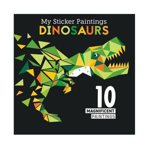 My Sticker Paintings. Dinosaurs