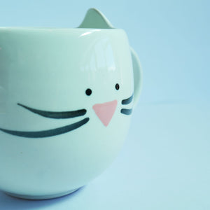 White Cat Mug